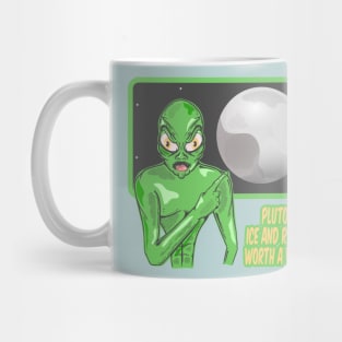 Pluto funny alien Mug